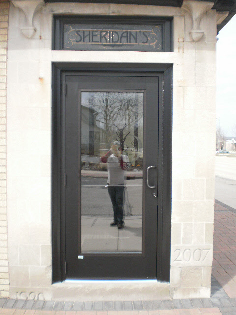 New door installed at Sheridans