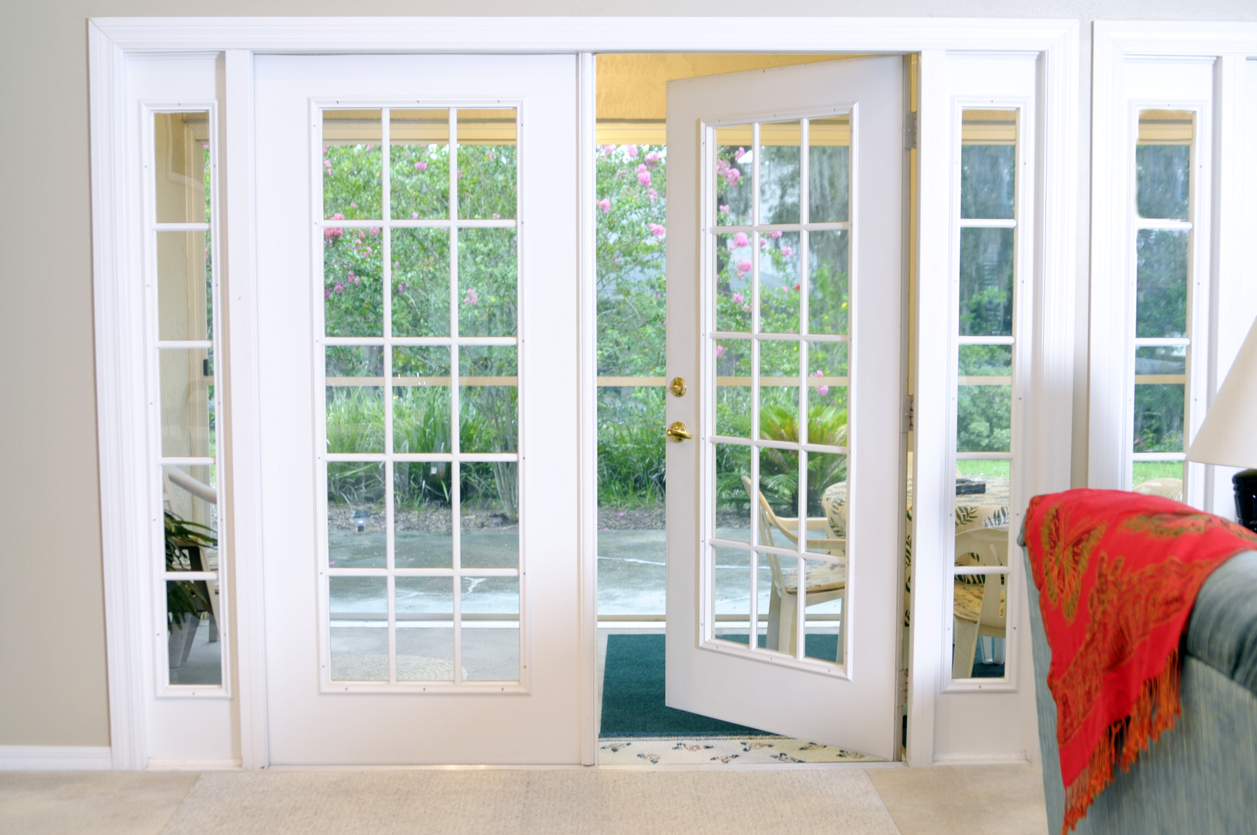 French glass door installation in Southeast Wisconsin