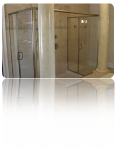 Waukesha Semi Frameless Shower Glass Door